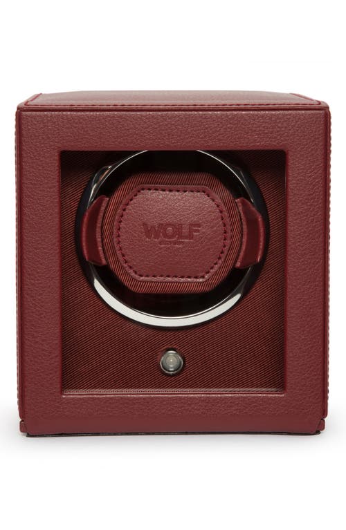 Shop Wolf Cub Single Watch Winder In Bordeaux