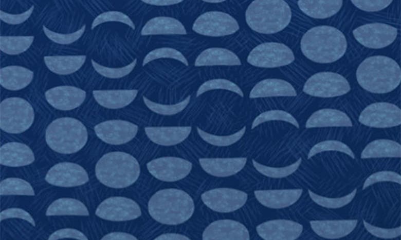 Deny Designs Moon Sky Phases Blues Accent Pillow In Blue