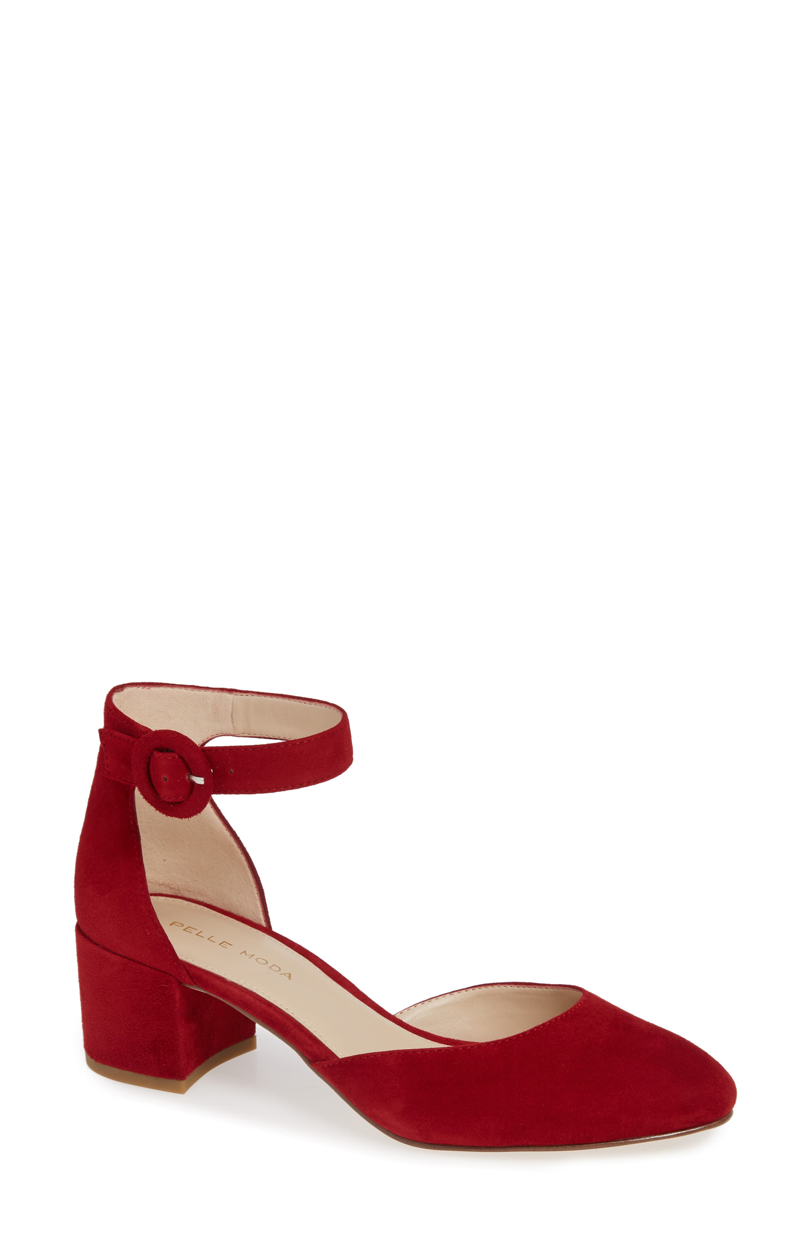 moda in pelle red shoes