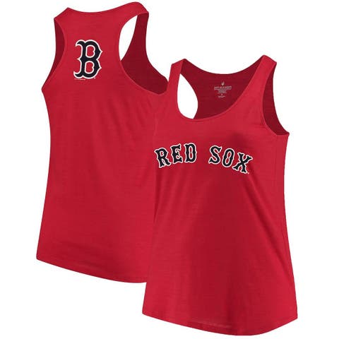 Women's Boston Red Sox Soft as a Grape Navy Maternity Baseball Long Sleeve  T-Shirt