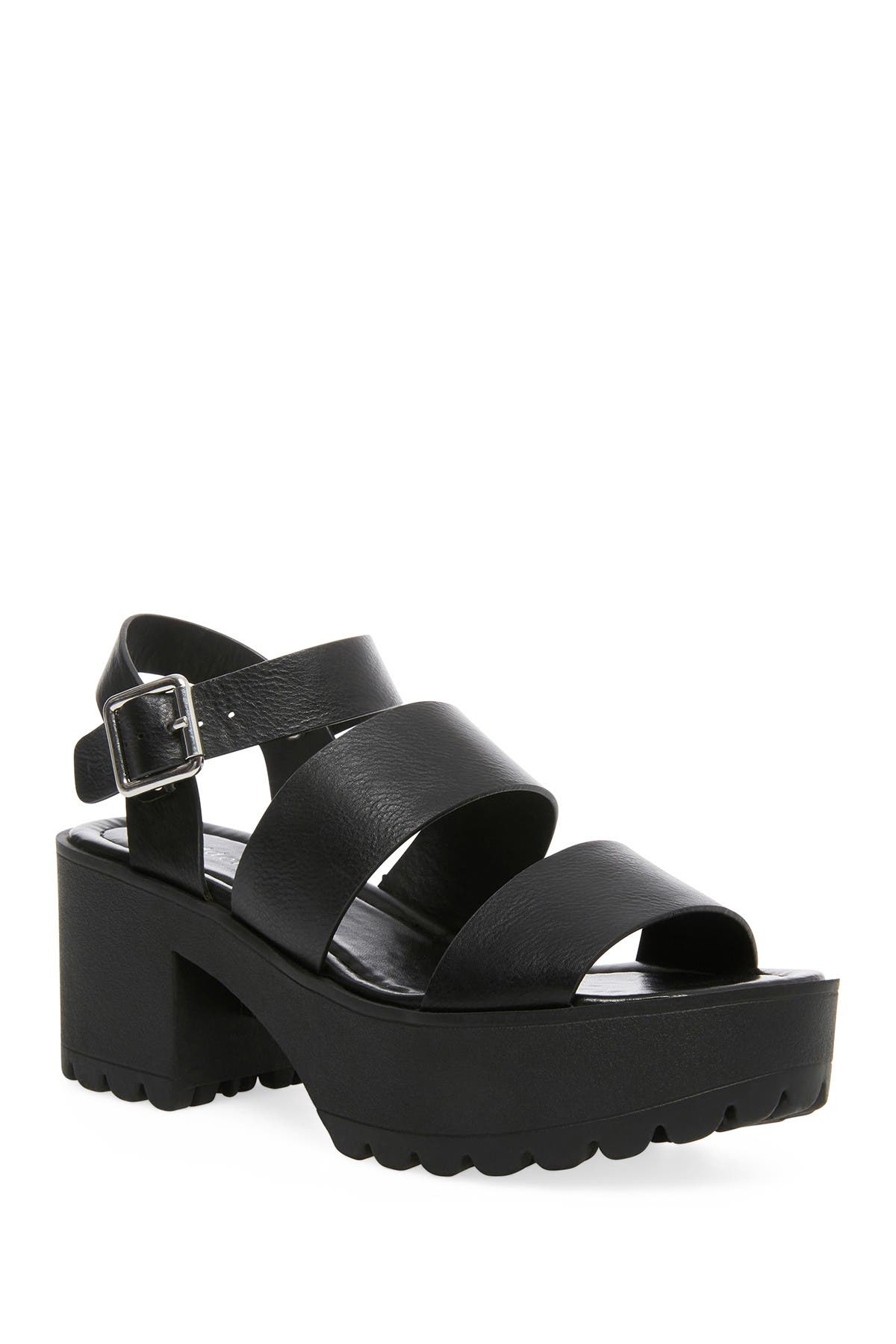 madden girl 2 buckle flatform womens sandals