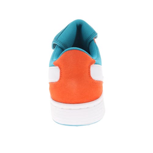 Shop Pony Linebacker Archive Sneakers In Aqua/orange