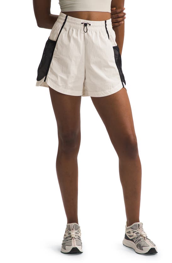 Shop The North Face 2000 Mountain Light Wind Shorts In White Dune
