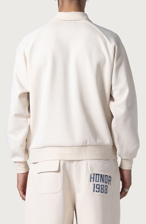 Shop Honor The Gift 1988 Quarter Zip Sweatshirt In Cream