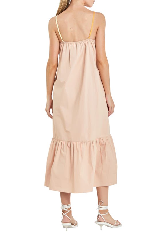 ENGLISH FACTORY ENGLISH FACTORY COLORBLOCK MAXI DRESS