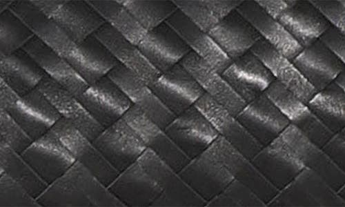 Walter Baker Hazel Woven Leather Shoulder Bag In Black