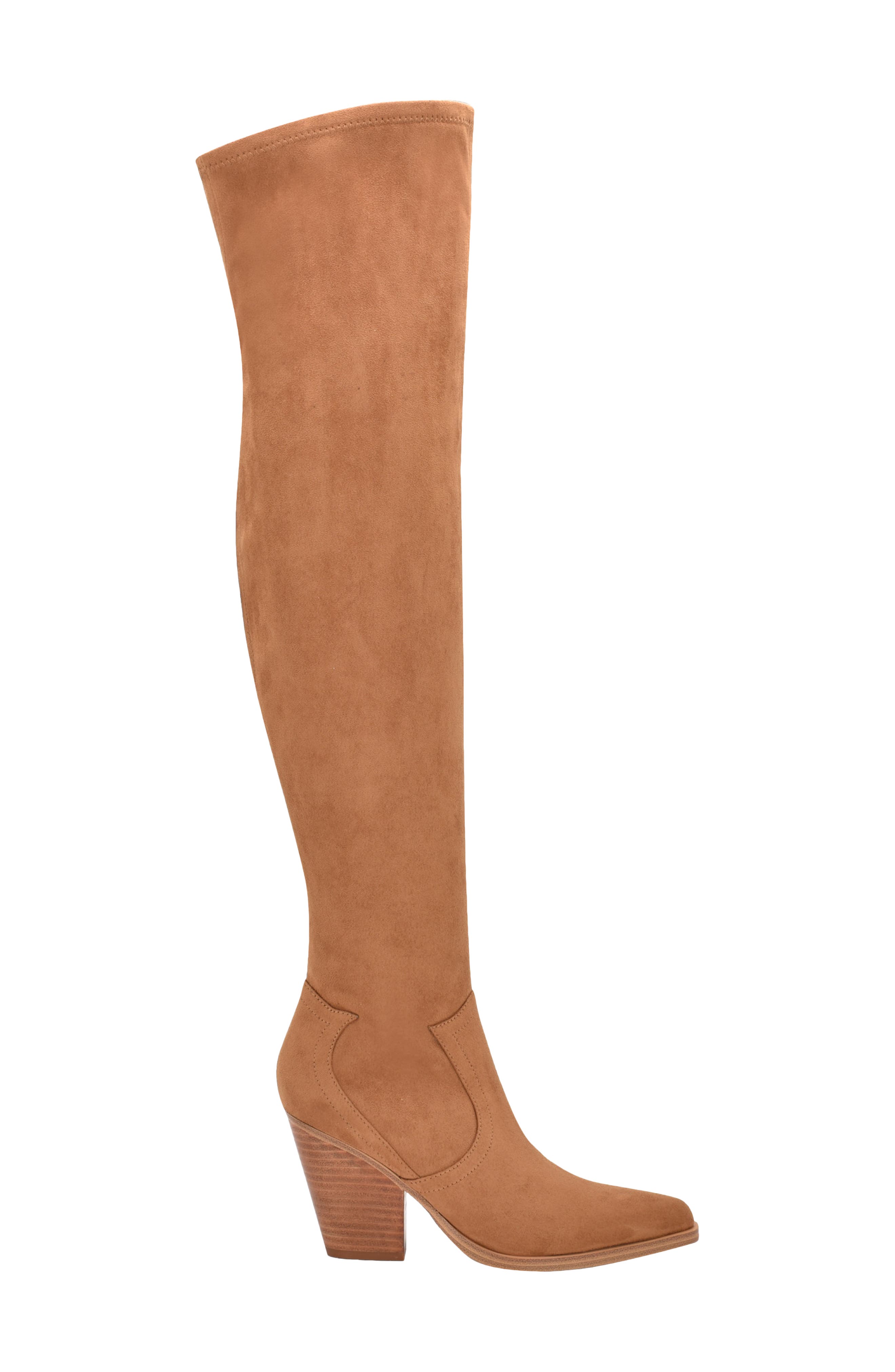 Marc Fisher LTD Gwyneth Over The Knee Boot in Medium Natural at Nordstrom, Size 5.5