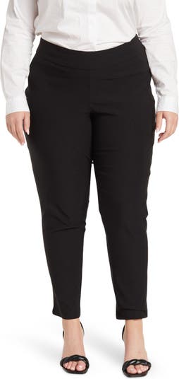 Woman Within Solid Black Leggings Size 30 (3X) (Plus) - 65% off