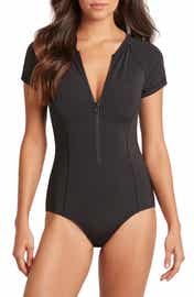Sea Level Front Zip One Piece Swimsuit Nordstrom Sea Level Front Zip One Piece Swimsuit Nordstrom