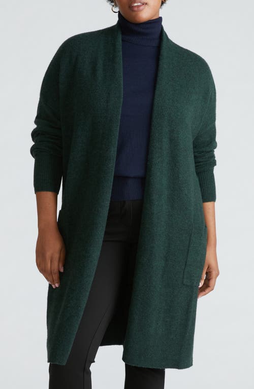 Universal Standard Open Front Duster in Dark Green 