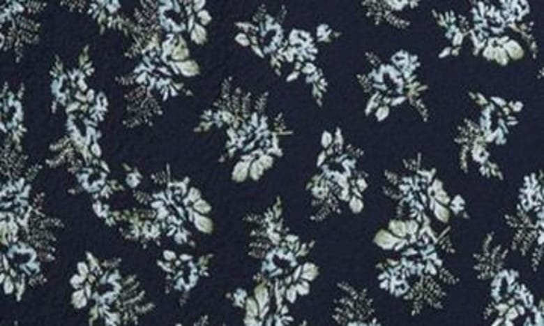 Treasure & Bond Floral Bias Cut Midi Skirt In Navy- Beige Lillith Floral