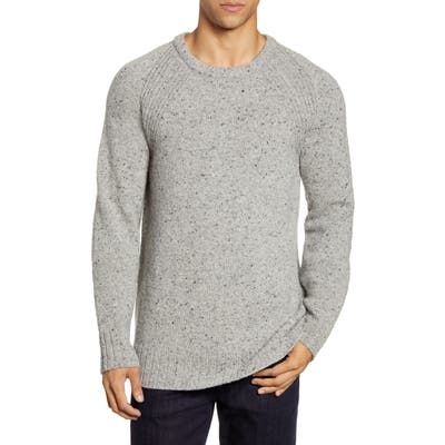 Rails Arwen Regular Fit Crewneck Wool Blend Sweater, Grey