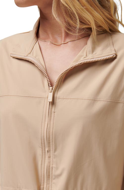 Shop Travismathew Girls' Weekend Blouson Jacket In Cuban Sand