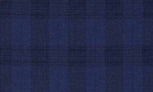 Gino Vitale Slim Fit 3-piece Check Suit In Blue