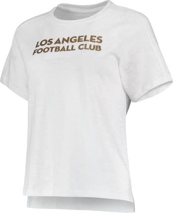 Women's LAFC Concepts Sport Black Squad Cut Neck T-Shirt
