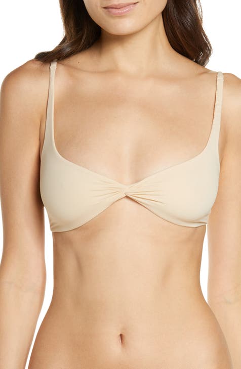 SKIMS - Fits Everybody Lace Triangle Bralette in Bronze at Nordstrom