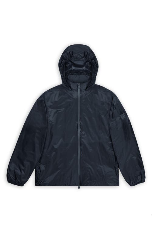 Shop Rains Kauto Insulated Rain Jacket In Navy