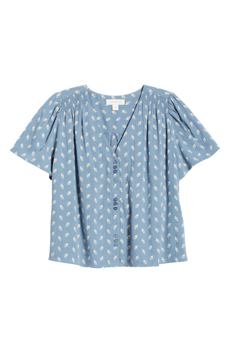 Treasure & Bond Cotton Blend Button-Up Top | Nordstrom