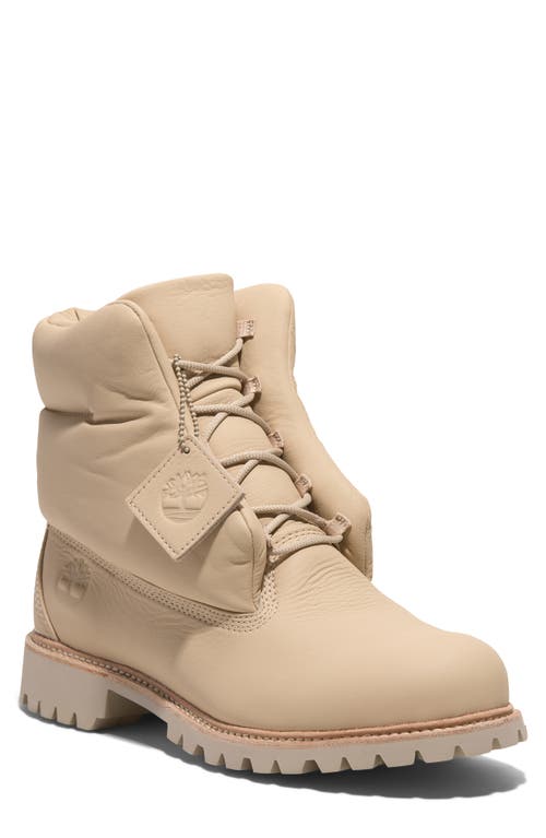 Timberland Vibram® 6-inch Insulated Lace-up Boot In Light Beige Full Grain