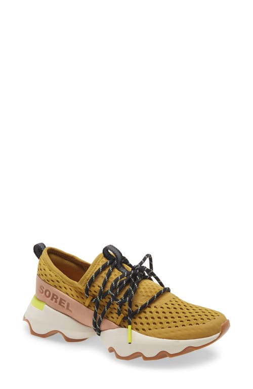 Size 8”5 SOREL Kinetic Impact Laces Sneaker in Dioxide Gold at Nordstrom,