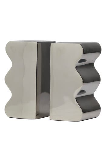 NOVOGRATZ THE NOVOGRATZ CURVY ALUMINUM BOOKENDS