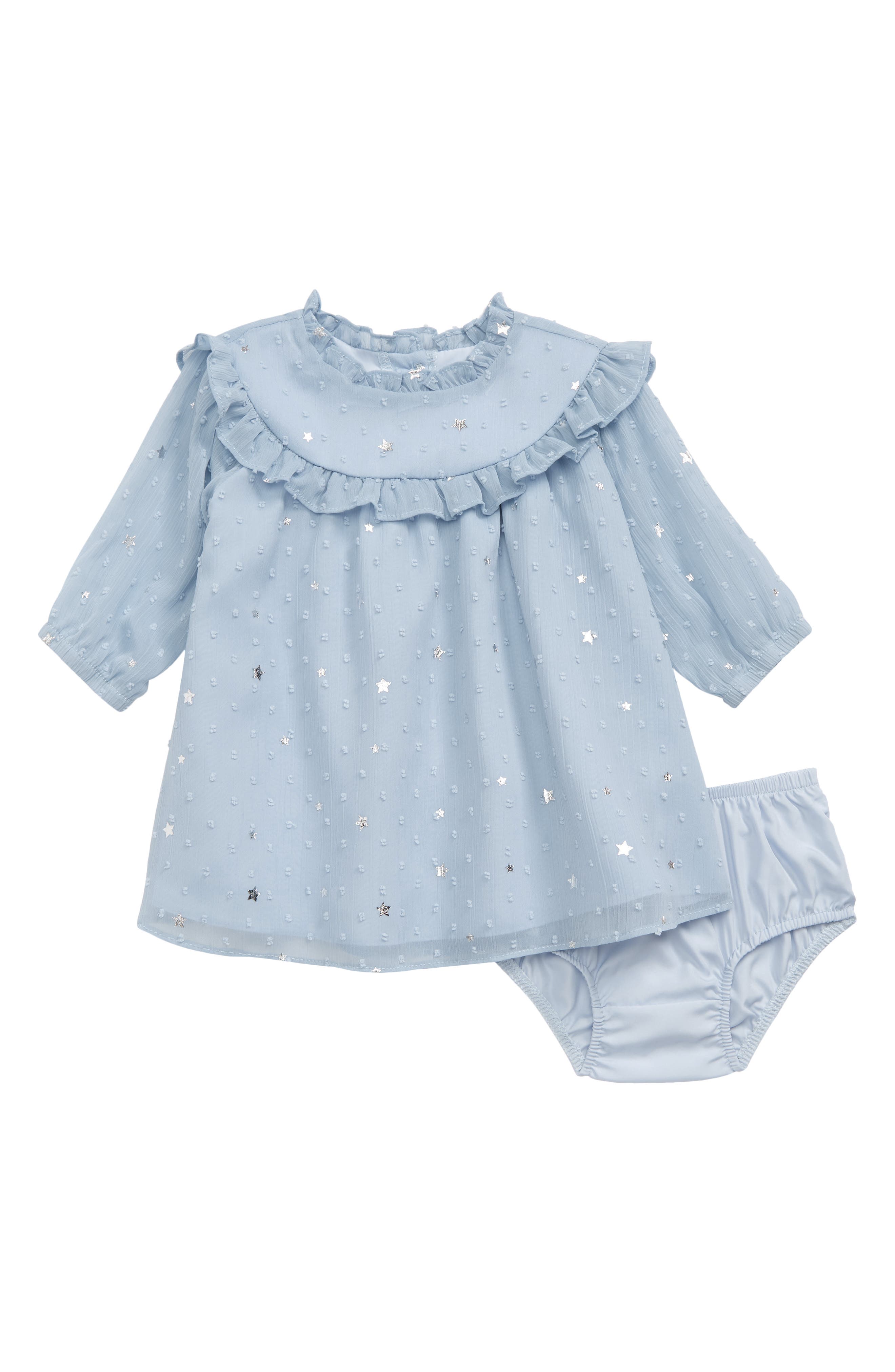 baby blue baby girl dress
