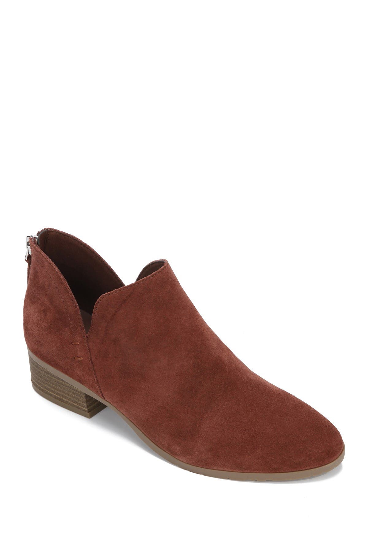 Kenneth Cole Reaction Side Skip Suede Ankle Boot In Rust/copper8
