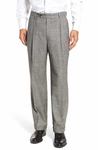 Berle Pleated Classic Fit Wool Gabardine Dress Pants | Nordstrom