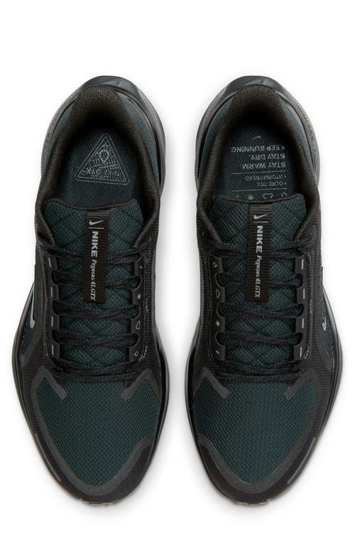 Shop Nike Air Zoom Pegasus 41 Gore-tex® Waterproof Running Shoe In Black/black/anthracite