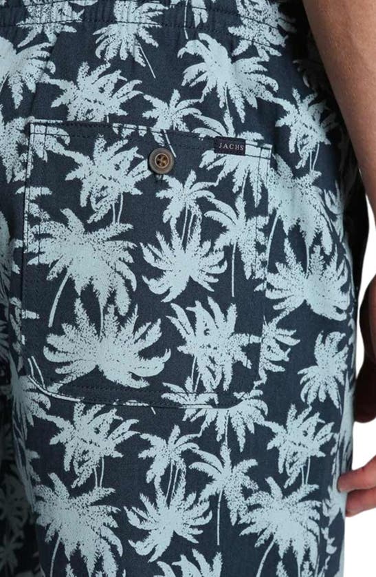 Shop Jachs Palm Tree Print Pull-on Shorts