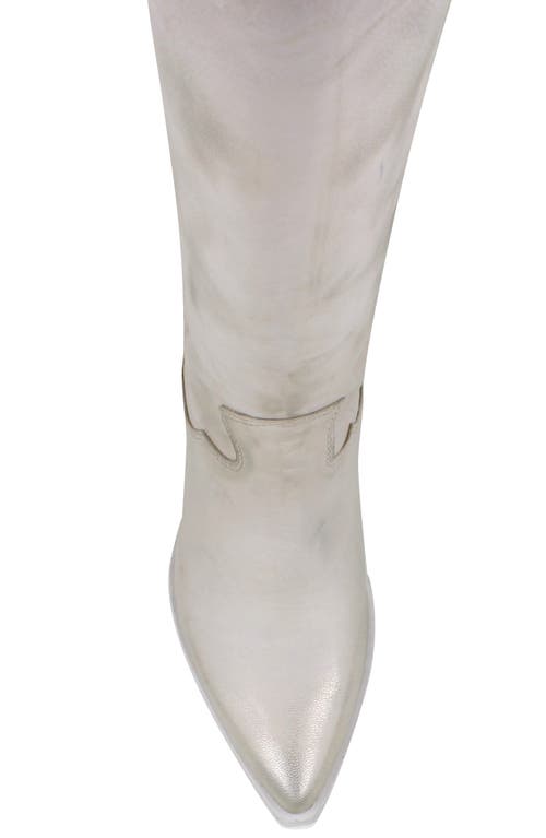 Zigi Valezka Knee High Boot In Bone Gold