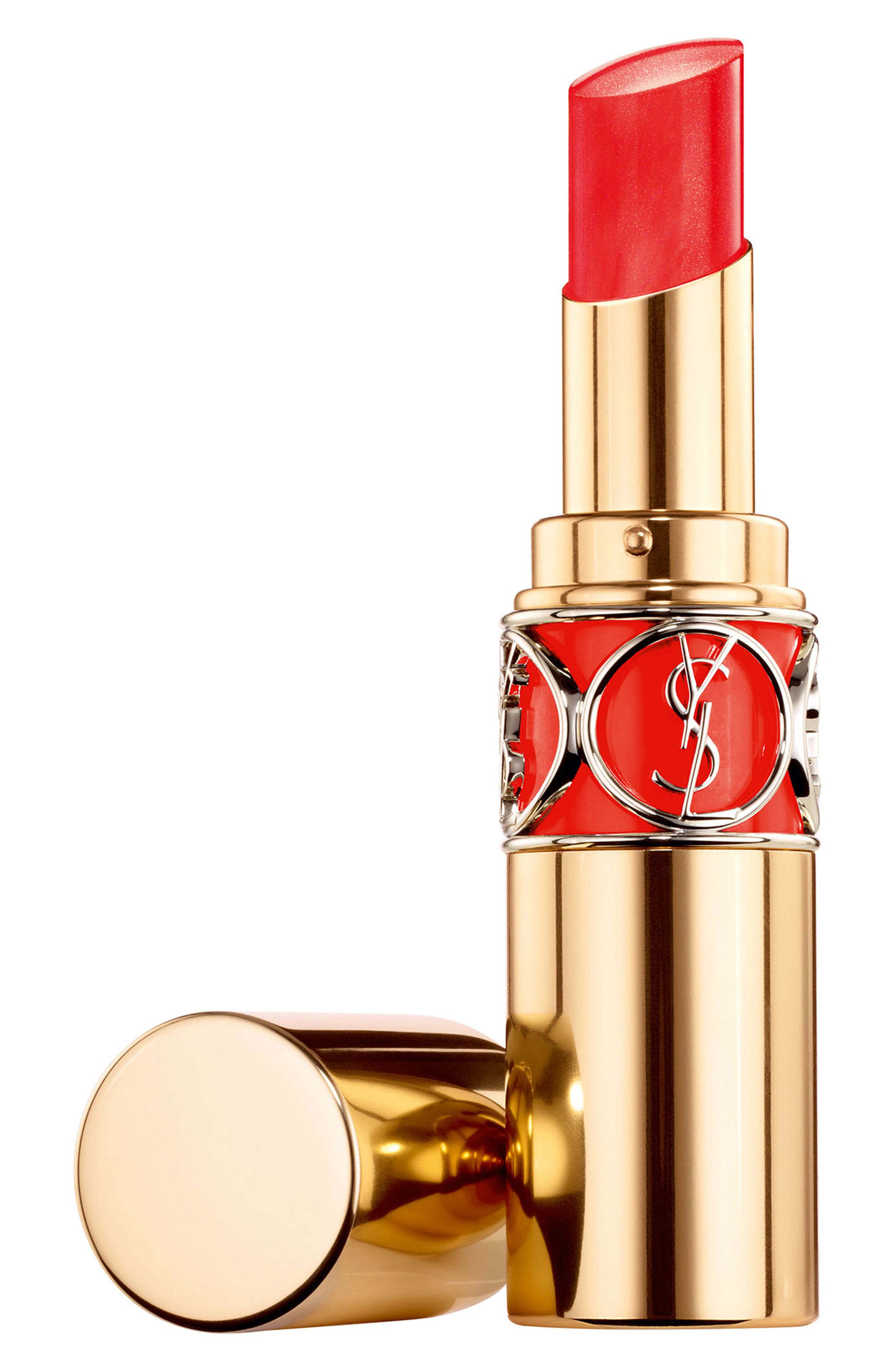 Yves Saint Laurent Rouge Volupte Shine Oil-in-Stick Lipstick Balm in 82 Orange Crepe