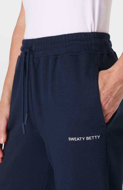 Shop Sweaty Betty Revive Relaxed Joggers In Navy Blue