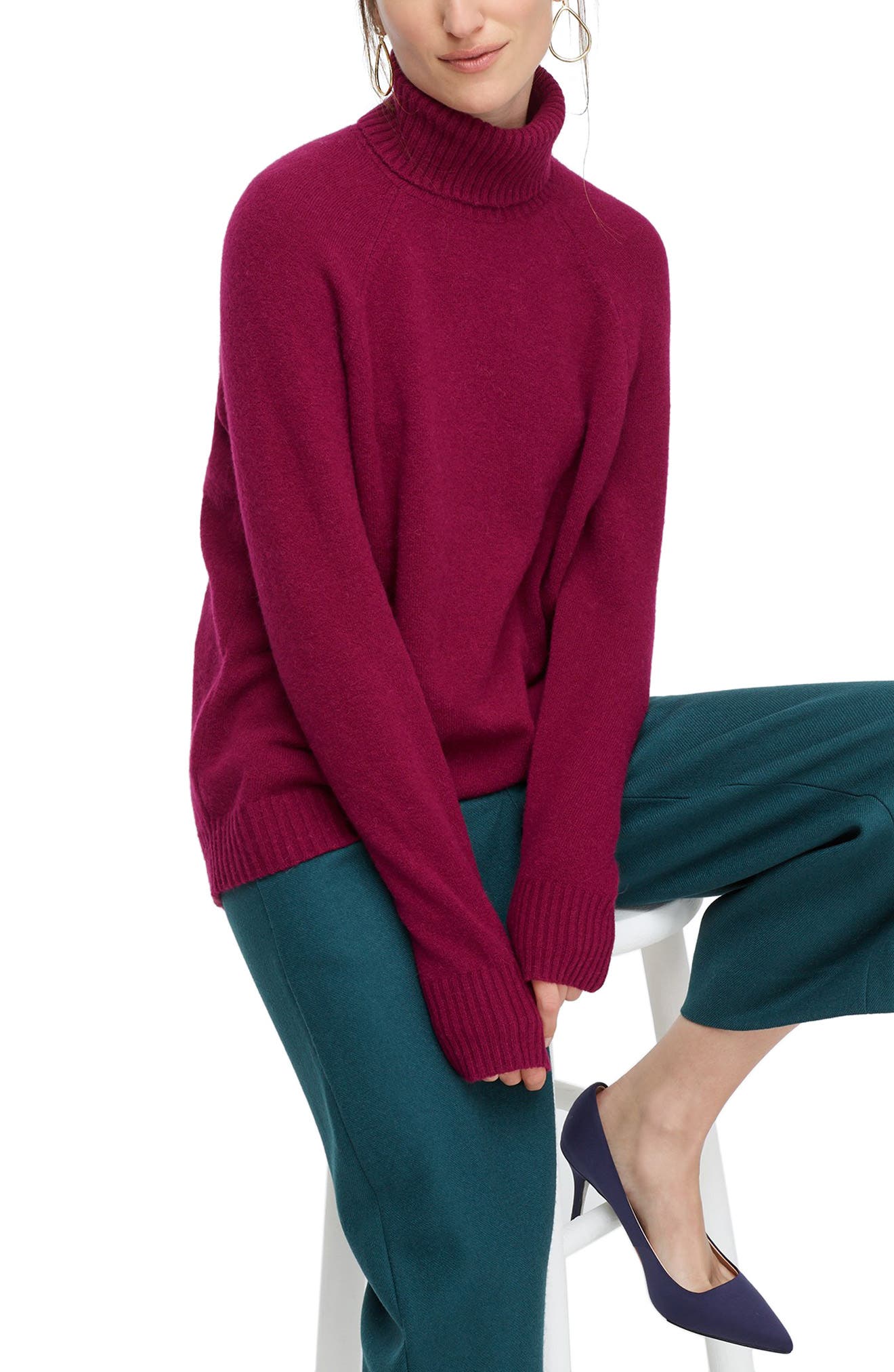 j crew turtleneck sweater in supersoft yarn