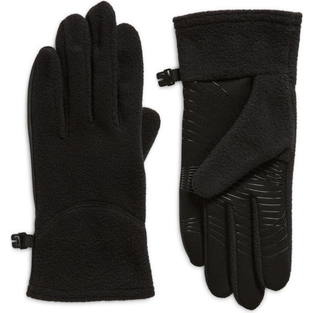 U|R Recycled Fleece Gloves in Black 