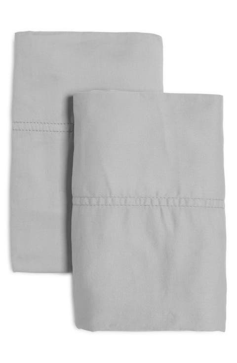 Set of 2 300 Thread Count Sateen Pillowcases
