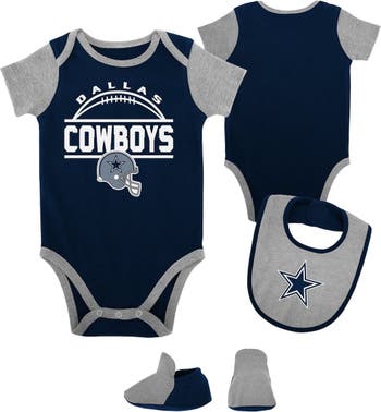 Outerstuff Newborn & Infant Navy/Heather Gray Dallas Cowboys Home
