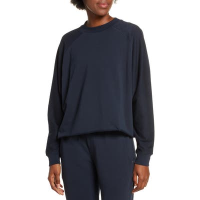 Vuori Faye Rolled Hem Sweatshirt, Blue