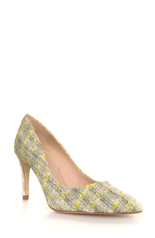 L'AGENCE Eloise Pump in Yellow Tweed