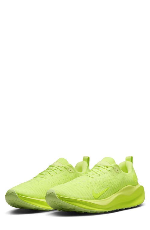 Nike Men's Infinityrn 4 Road Running Shoes In Volt/ Black/ Barely Volt