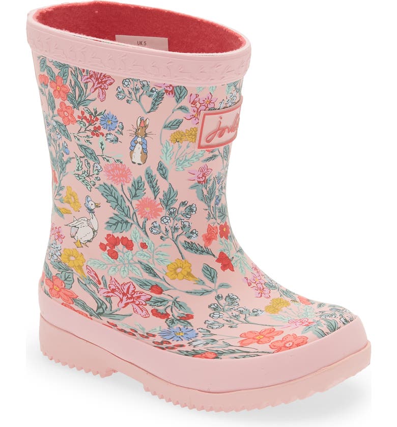 syndrome Sicily Ally Joules Kids' Welly Print Waterproof Rain Boot | Nordstrom