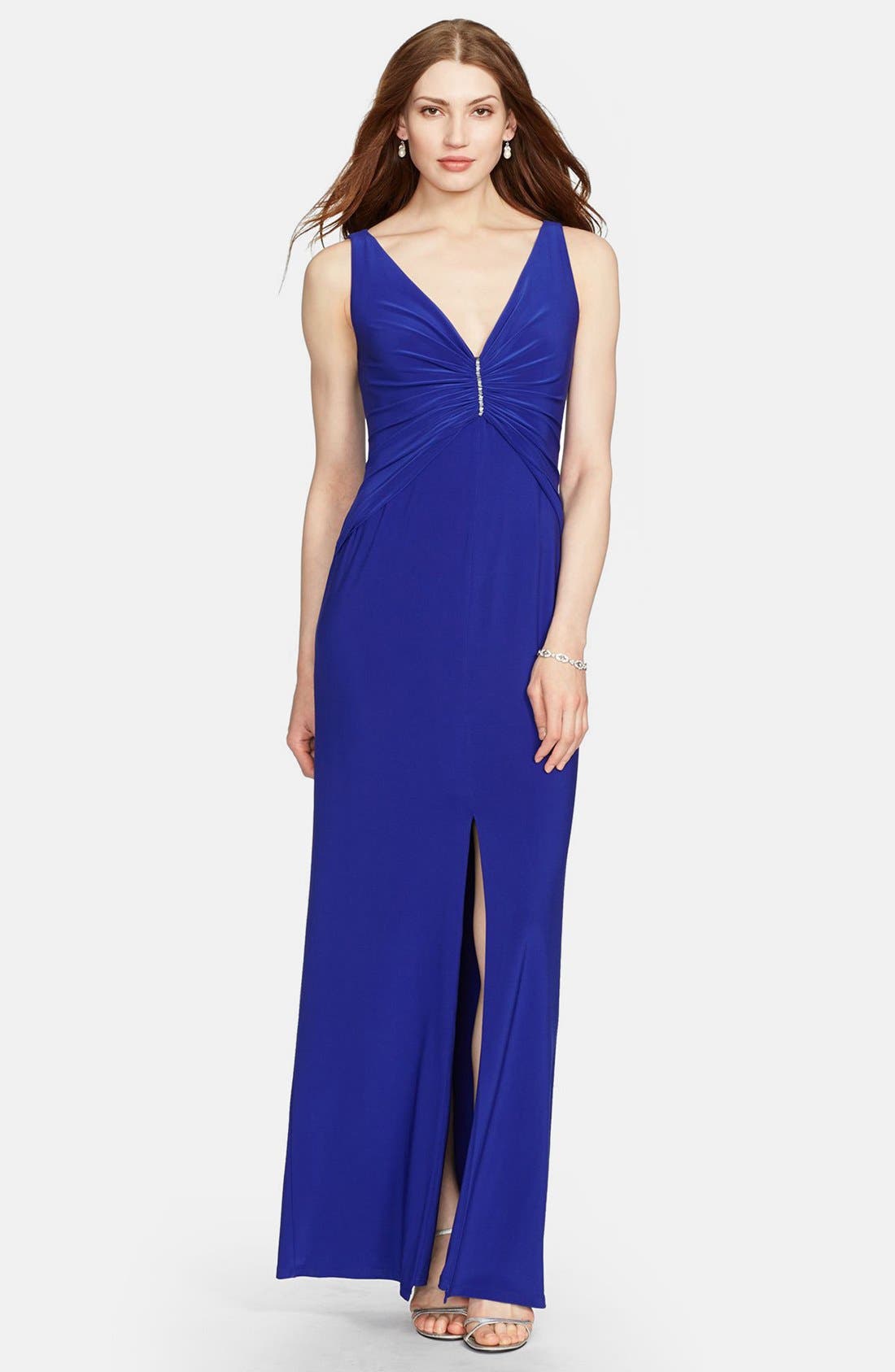 Lauren Ralph Lauren Matte Jersey Gown Nordstrom