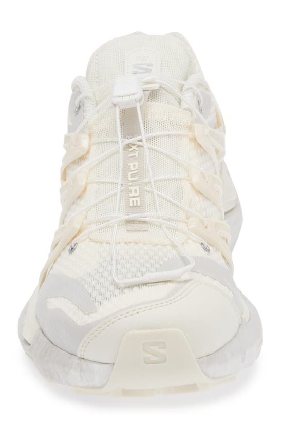 Salomon Xt Pu.re Advanced Sneaker In Vanilla Ice/gray/silver