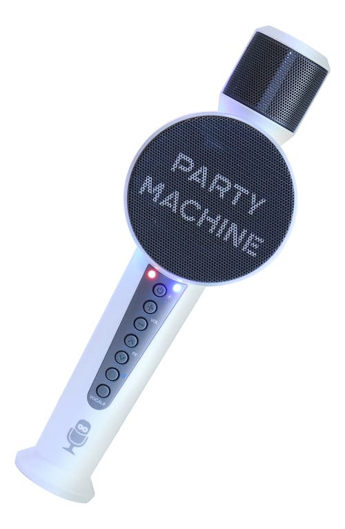 Singing Machine Party Machine Karaoke Microphone in White at Nordstrom