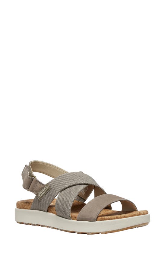 Keen Elle Slingback Sandal In Brindle/ Birch