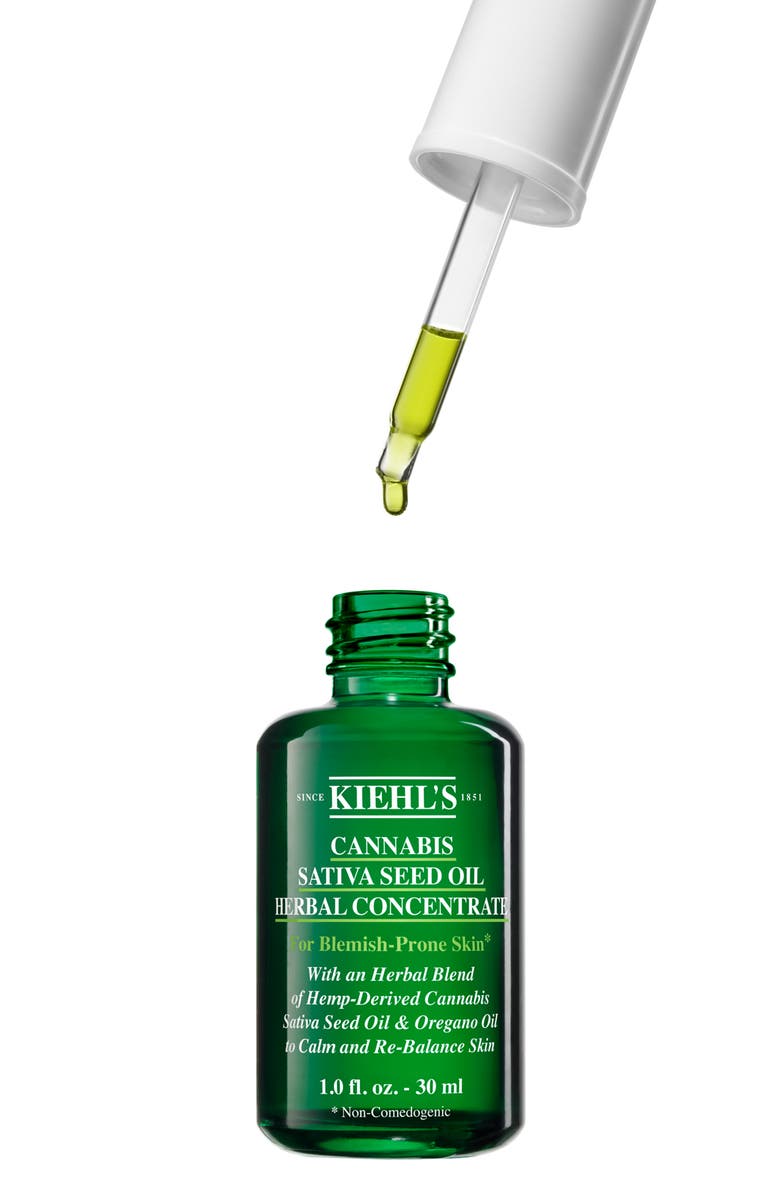 Kiehl's Since 1851 Cannabis Sativa Seed Oil Herbal Concentrate Hemp-Derived, Alternate, color, 