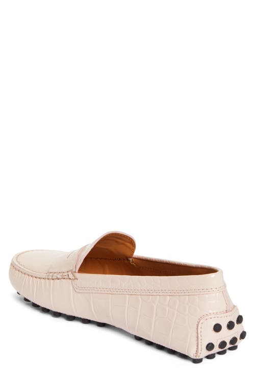 Shop Tod's Gommino Driving Shoe In Aurora Chiaro