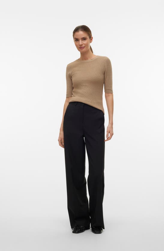 Shop Vero Moda New Lex Sun Sweater In Silver Mink