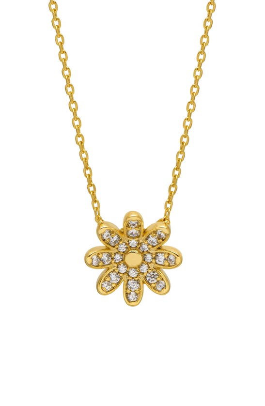 Estella Bartlett Spring Daisy Pendant Necklace In Gold