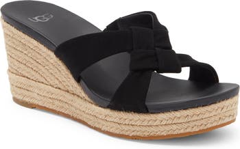 Black Suede Open Toe Platform Sandals, MAX 150, Cruise '20